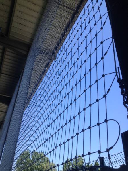 Filet en câble acier tressé à très forte résistance pour sécuriser le basculement de containers à proximité de l'Arbresle et Limonest