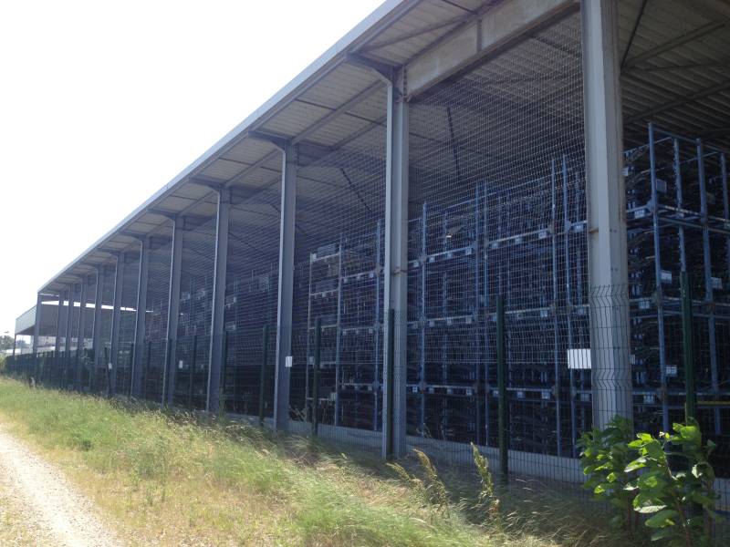 Filet en câble acier tressé à très forte résistance pour sécuriser le basculement de containers à proximité de l'Arbresle et Limonest