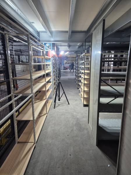 Installation d'un plateforme métallique pour doubler la surface de votre magasin de stockage de pièces de rechanges automobile à Villefranche sur saône