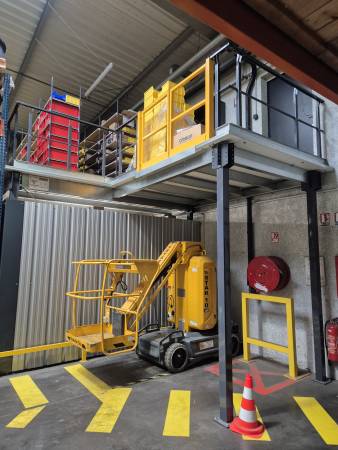 Notre zone d'activité pour ce service Fourniture et installation de filet anti-chute pour sécuriser les racks à palette dans les zones logistiques