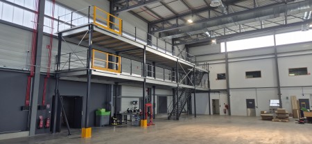 Notre zone d'activité pour ce service Remodeling complet d’un entrepôt logistique pour intégrer mezzanine rayonnage et zones de préparation